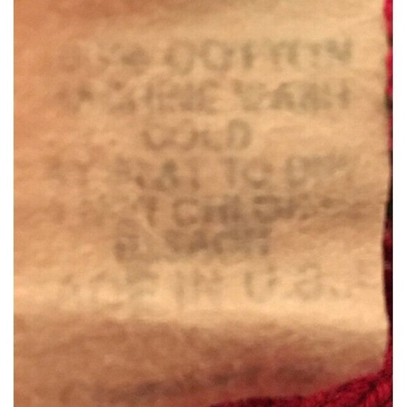 Eric Rhodes Mens Pullover Red Crewneck Sweater Vintage Size Medium USA - Picture 5 of 5